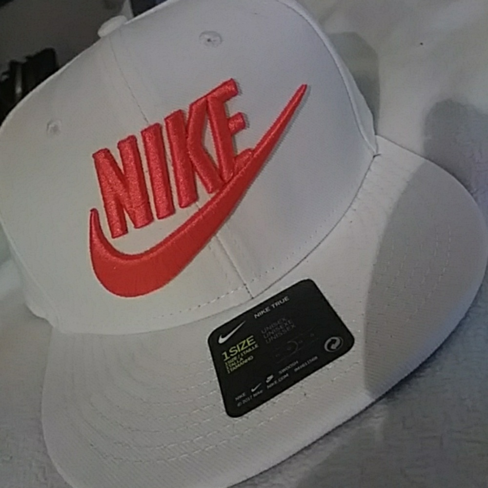 White and Orange Snapback